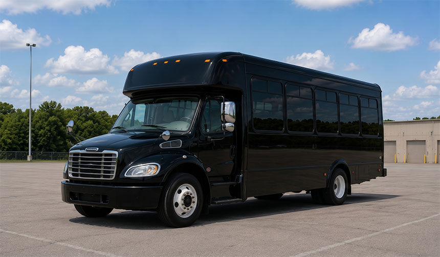 18-passenger minibus available for charter in Iola, TX