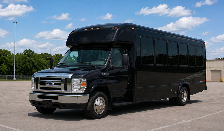 20-passenger minibus available for charter in Iola, TX
